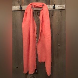 Express Neon Orange Blanket Scarf